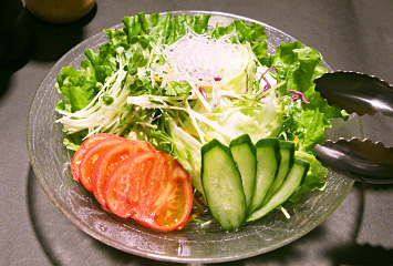 野菜サラダ ¥500