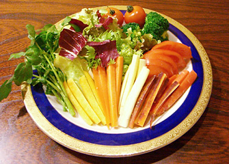 地場産野菜のサラダ ¥580
